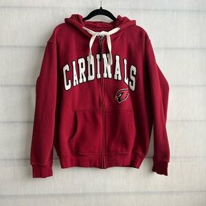 Arizona Cardinals Full Zip Hoodie Size L NFL